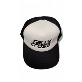 RALLYCROSS TRUCKER gyerek sapka, fekete / fehér
